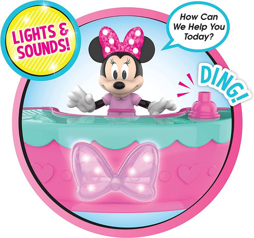 Imagen 7 de 8 de Minnie Mouse Hotel Bowtique Con Sonidos Y Accesorios