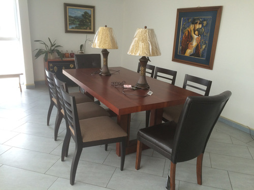 Juego De Comedor Con 8 Sillas Colineal Modelo Lemans 