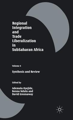 Libro Regional Integration And Trade Liberalization In Su...