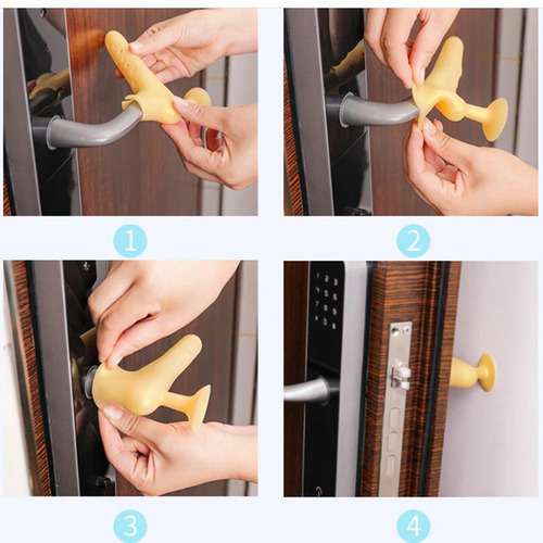 2x Home Baby Room Manija De La Puerta Stop Guard Protección 2x Home Baby Room Manija De La Puerta Stop Guard Protección