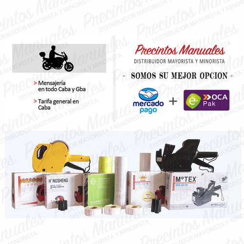 3 Tintas Motex Mx-2316 Original Entintador Etiquetadora 25mm