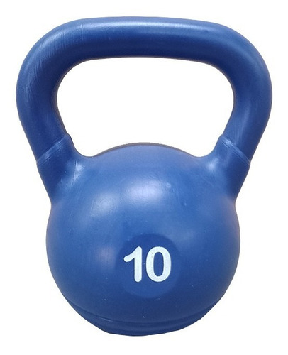 Pesa Rusa Plastica 10 Kg Mir Fitness Kettlebell