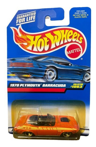 Hot Wheels 1970 Plymouth Barracuda Antiguo Mattel + Obsequio