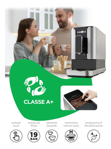 Maquina De Cafe Gimoka Espresso Para Cafe En Grano