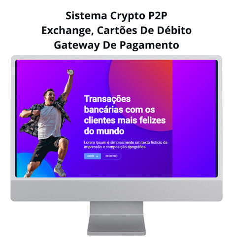 Sistema Crypto P2p Exchange E Serviços Comerciais Cartões