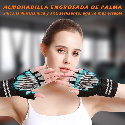 . Guantes For Gym Pesas Deportivos Muñequeras Mujer Y Hombre