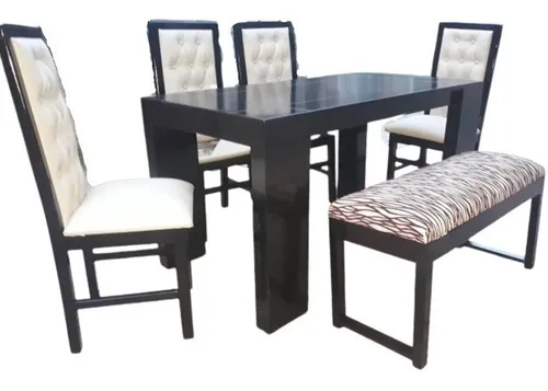 Comedor 6 Puestos Tapizados