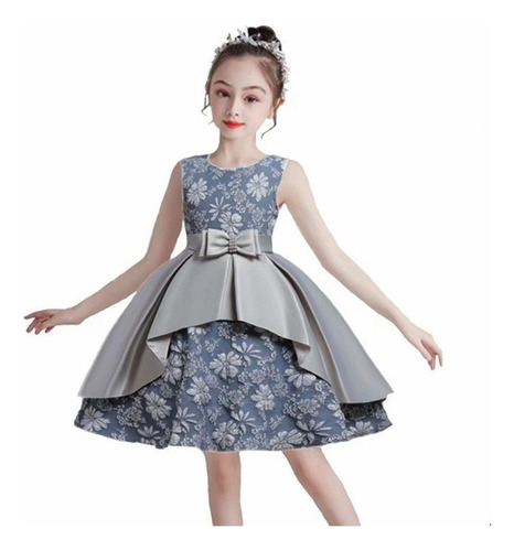 Vestido Para Niña Fiesta Bebé Elegante Princesa 3 A 12 Años