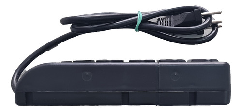 Filtro De Linha Com 4 Tomadas Slim Bivolt Pw Cor Preto 127/220v
