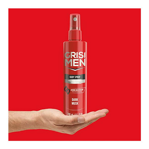 Grisi Men Body Spray Dark Musk 240 Ml