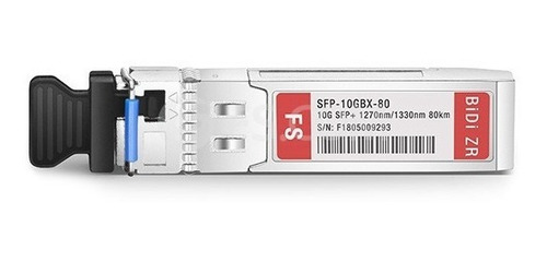 Sfp Module Fs Sfp+ Bidi 10gbase Mono-modo 80km T1270nm/r1330