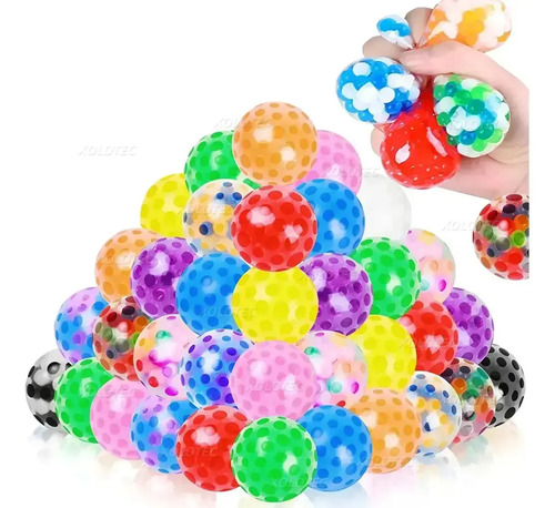 Pelotas antiestres Mayoreo De Hidrogel, 50 piezas, pelotas antiestres XOLOTEC, pelotas mayoreo, squishis, squishies mayoreo