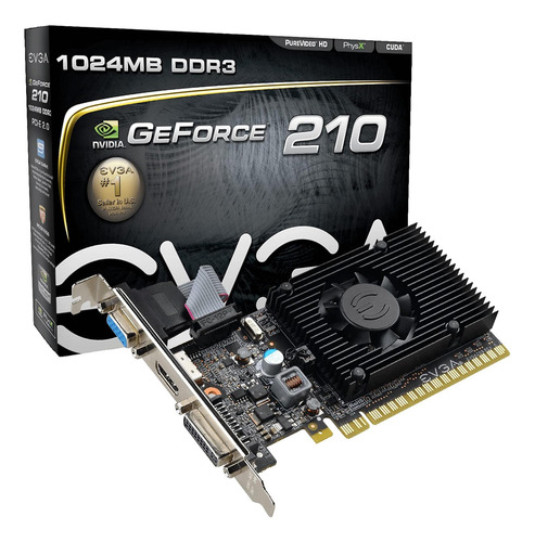 Evga Geforce Mb Ddr3 Pci Express 2.0 Graphics Card, 01g-plr