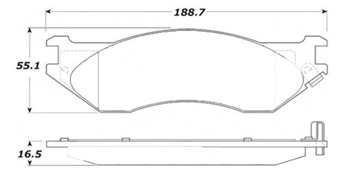 Pastilha De Freio Traseira Dodge Ram 2500 2003 - 2008