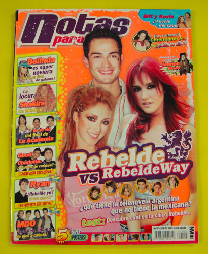 Rebelde Notas Para Ti Anahi Dulce Maria Good Charlotte Reik