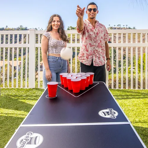 Mesa Plegable Gopong 6 Pies Para Beer Pong Y Flip Cup, 6 Pel