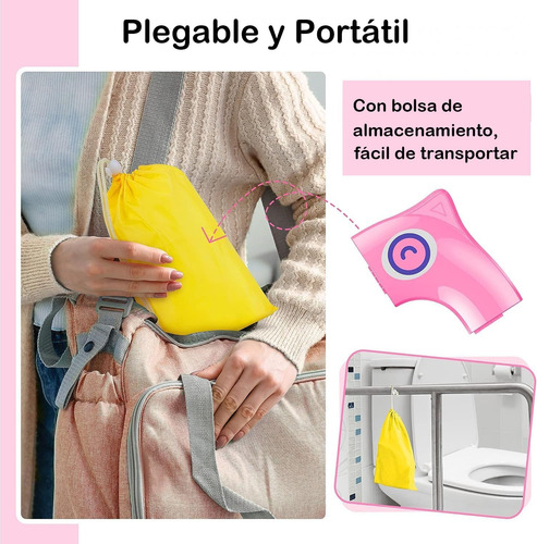 Asiento De Inodorode Viaje Para Bebéasiento Inodoro Niños,