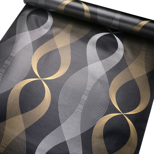 Imagen 2 de 10 de Papel Tapiz Adherible 10m X 45cm Minimalista Infinitos Tp20