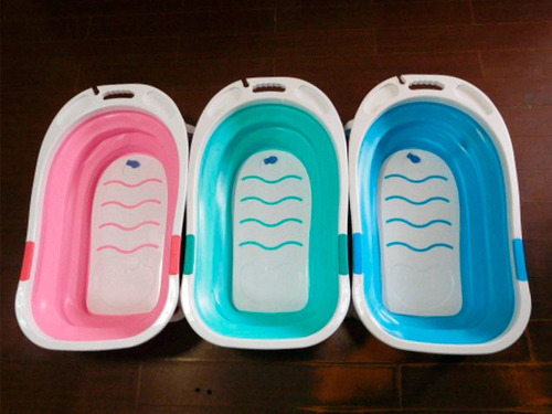 Bañera Bebe Plegable Bañadera Bebé Rooby 3 Colores *