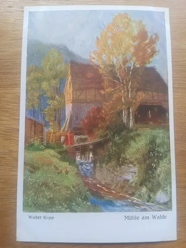 Alemania 10 Postales Pintura Walter Popp Pintor Alemán Arte