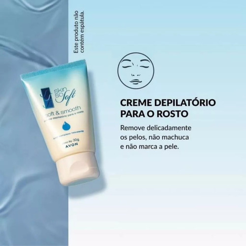 Creme Depilatório Para O Rosto Avon Skin So Soft 30g