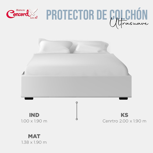 Cubrecolchón Suave Matrimonial, Protector Colchón Suavecito