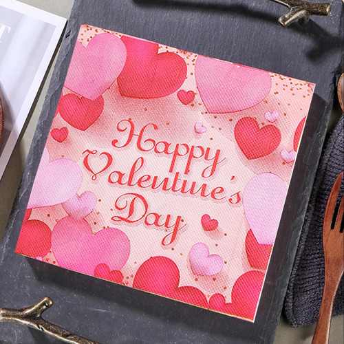 Servilletas De Papel Para El Día De San Valentín Servilletas