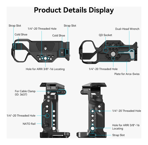 Kit De Soporte De Cámara Smallrig A7 Iii/a7r Iii Para Sony A