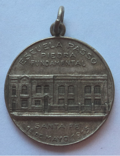 Medalla Escuela Passo Sta. Fe 1915 Menchaca Amavet B10