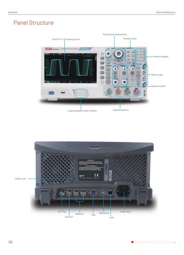 Osciloscopio De Señal Mixta 200 Mhz, 4ch Uni-t Mso2204-s