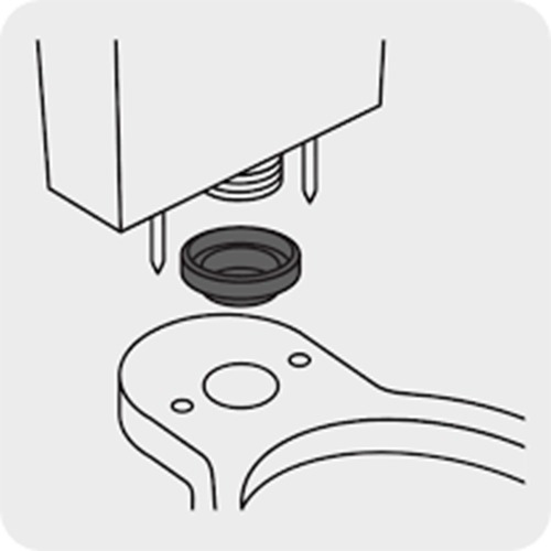 Herraje P/wc Con Empaque Reducido 3pulg A 2pulg