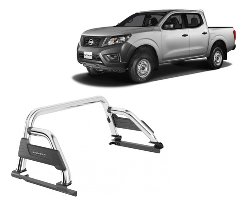 Barra Antivuelco Nissan Np300 2017/2022 Cromada