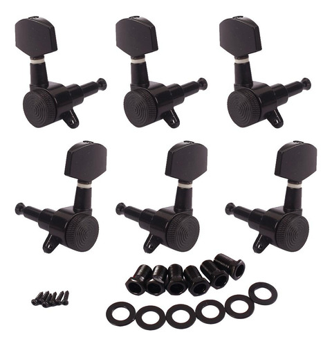 6pcs 3r3l Guitarra Eléctrica Clavijas De Afinación Llaves
