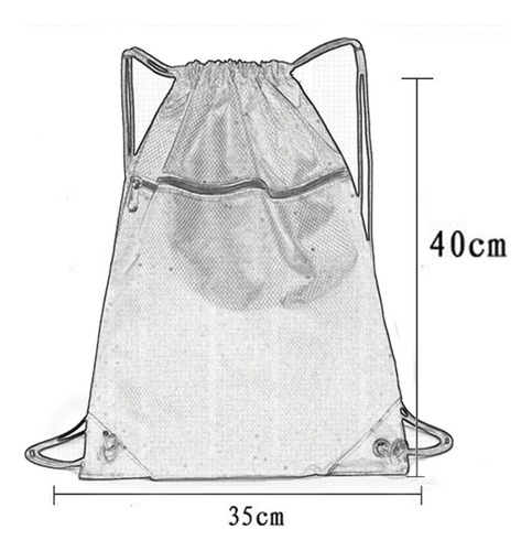 Saco De Viagem Com Cordão De 2 Peças Mochila De Basquete