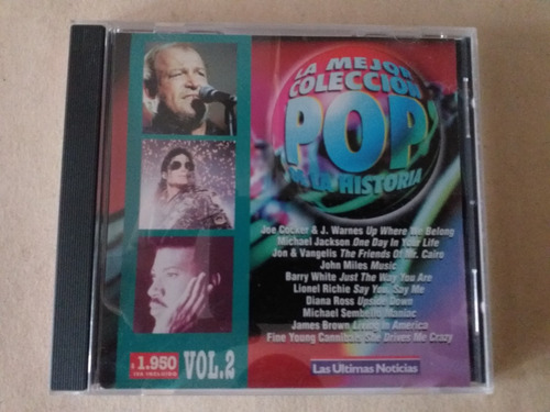 Cd La Mejor Colección Pop De La Historiavol. 2