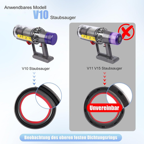 Contenedor De Polvo Para Accesorios De Aspiradora V10 Sv12