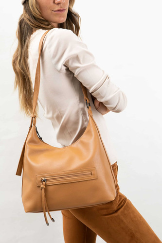 Cartera La Chapelle En Flotter Con Asa Fija Beige Lisa Níquel Beige