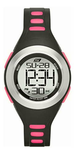 Skechers Sr2019 Reloj Digital Para Mujer Extensible De