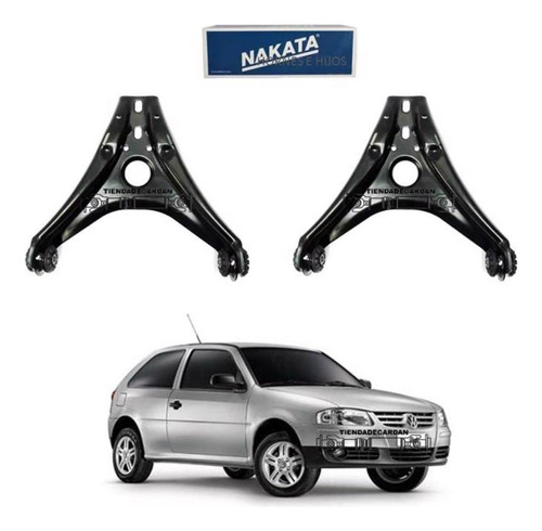 Kit X2 Parrilla De Suspensión Volkswagen Gol 1995/ Nakata