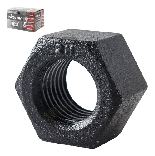 Tuerca Hex. Gr. 2h Negra 3/4-10 (caja 50 Pz) Weston
