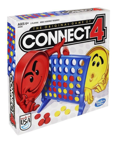 Juego De Mesa Clasico Connect 4 Hasbro Original Febo