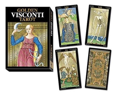 Golden Visconti Grand Trumps, De Lo Scarabeo. Editorial Llewellyn Publications En Español