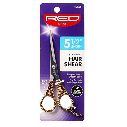 Tijera De Corte De Pelo Liso Red By Kiss, Diseño Ergonómico,