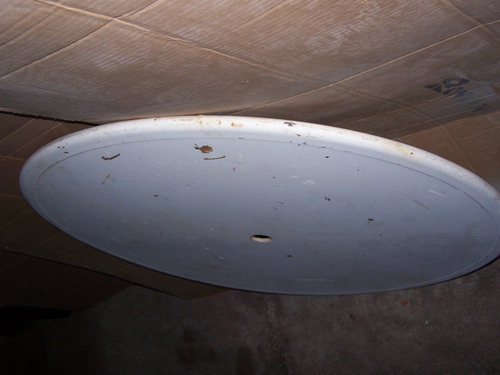 Tapa Mesa Circular Chapa 102 Cm Diametro Jardin (Usado)