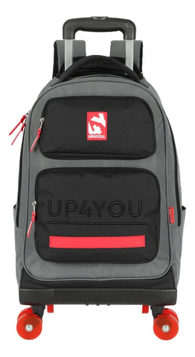 Mochila De Rodinhas E Costas Giro 360 Rodas De Skate Up4you