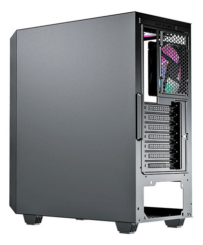 Armario Gamemax Revolt 3606 Argb de cristal negro para jugadores
