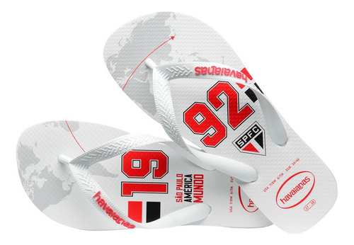 Chinelo Sandália Legítimas Havaianas Times São Paulo