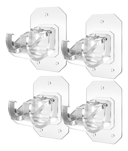 4pcs Soporte De Barra De Cortina Sin Taladrar Soporte D...