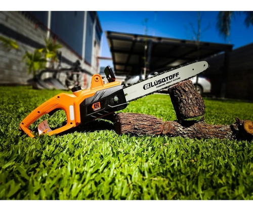 Electrosierra Motosierra Lusqtoff 2000w Espada 40cm Esl2000-8 Color Anaranjado