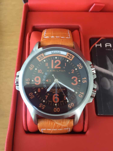 Hamilton Khaki Air Race Gmt Automatic 600ft - R$4950 A Vista
